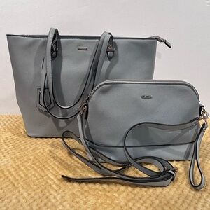 Lovevook 2-piece set. Large tote computer bag plus smaller crossbody/clutch